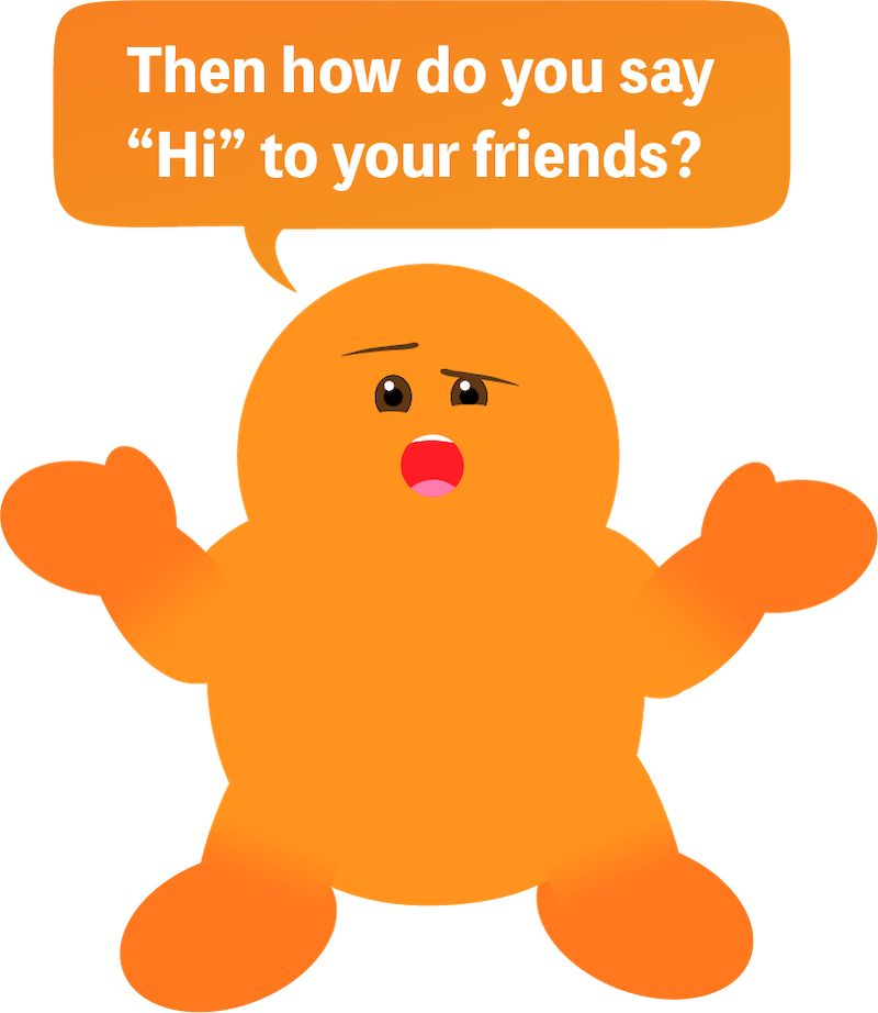 How do you say 'Hi'?